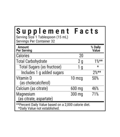 BODRAX LIQUID CALCIUM MAGNESIUM CITRATE & VITAMIN D3