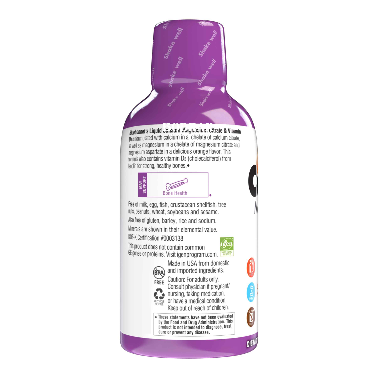 BODRAX LIQUID CALCIUM MAGNESIUM CITRATE & VITAMIN D3